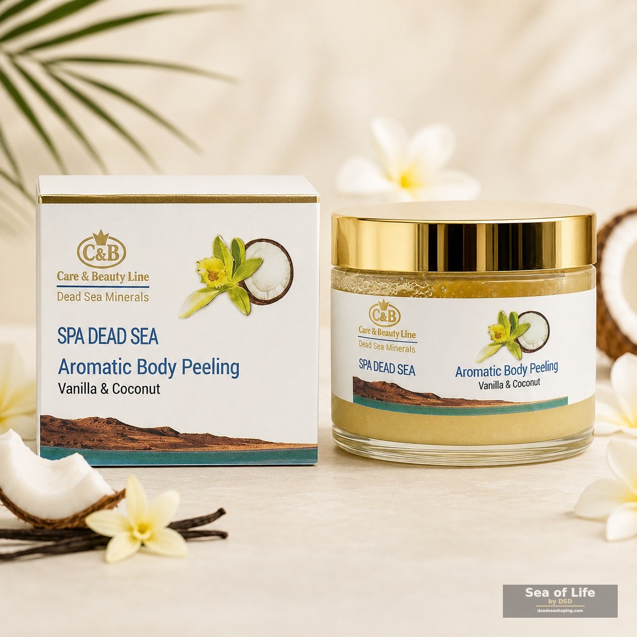 Body Scrub with Coconut & Vanilla by C&B