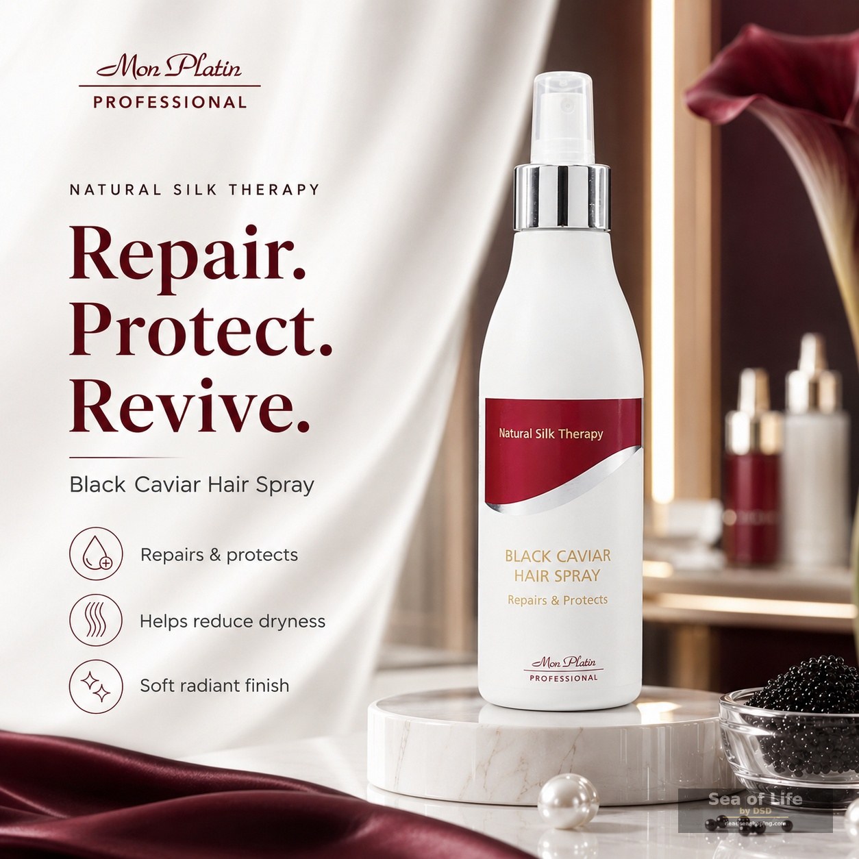 Hair Spray — Black Caviar by Mon Platin 250 ml