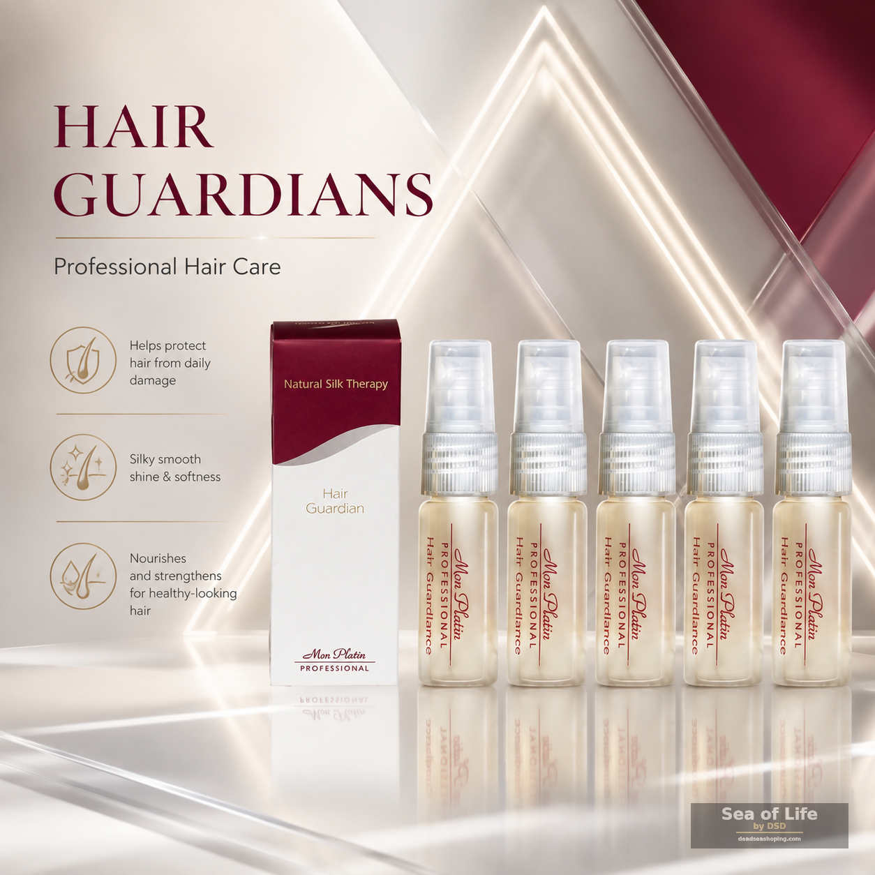 Treatment Ampoules for Dry Hair by Mon Platin 10 pcs